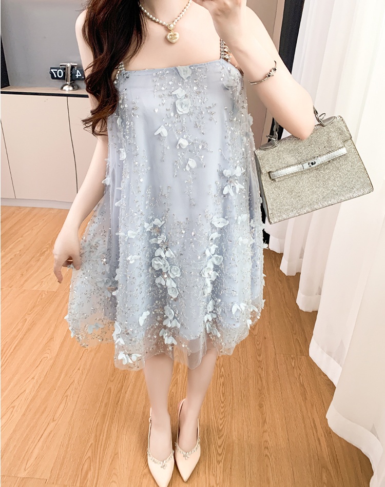 Sequins beading dress crystal sling Sexy underwear