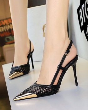 Fine-root high-heeled shoes pointed sandals