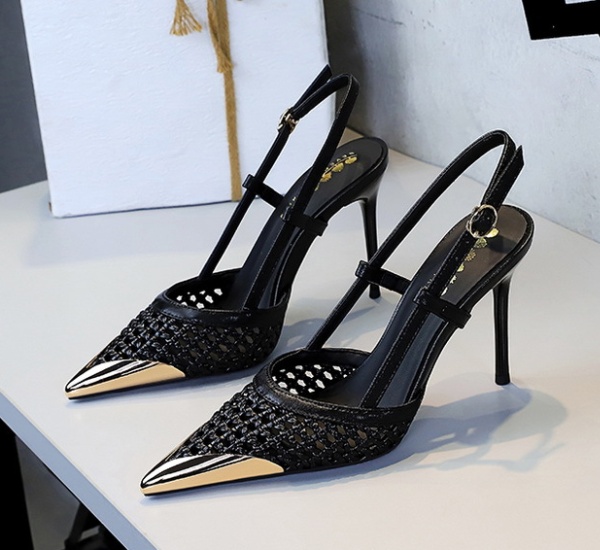 Fine-root high-heeled shoes pointed sandals