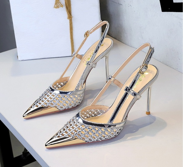 Fine-root high-heeled shoes pointed sandals