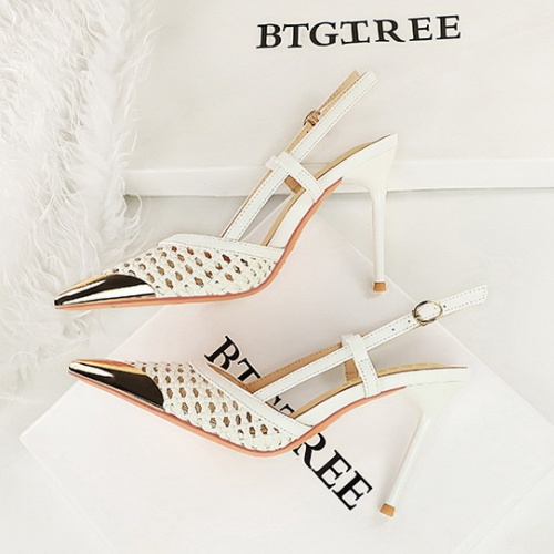 Fine-root high-heeled shoes pointed sandals