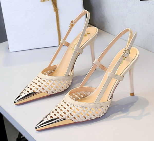 Fine-root high-heeled shoes pointed sandals