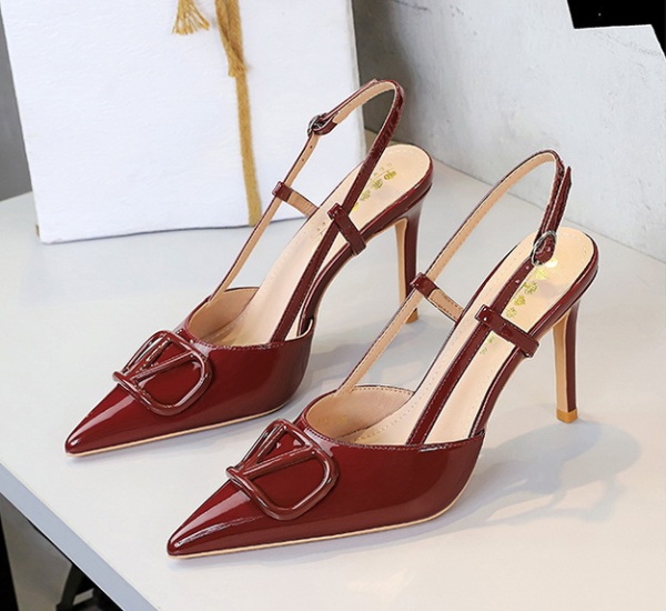 France style sexy high-heeled shoes fine-root pointed shoes