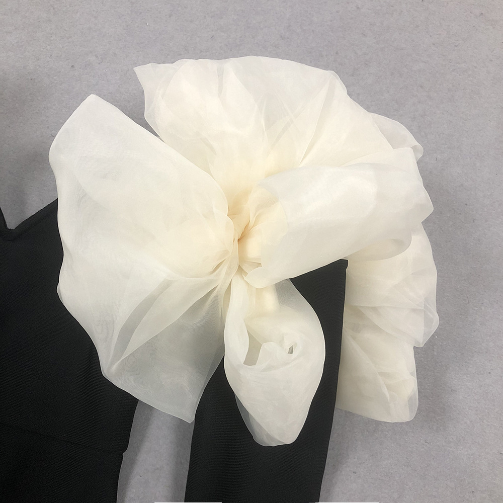 Ladies mopping formal dress splice dress