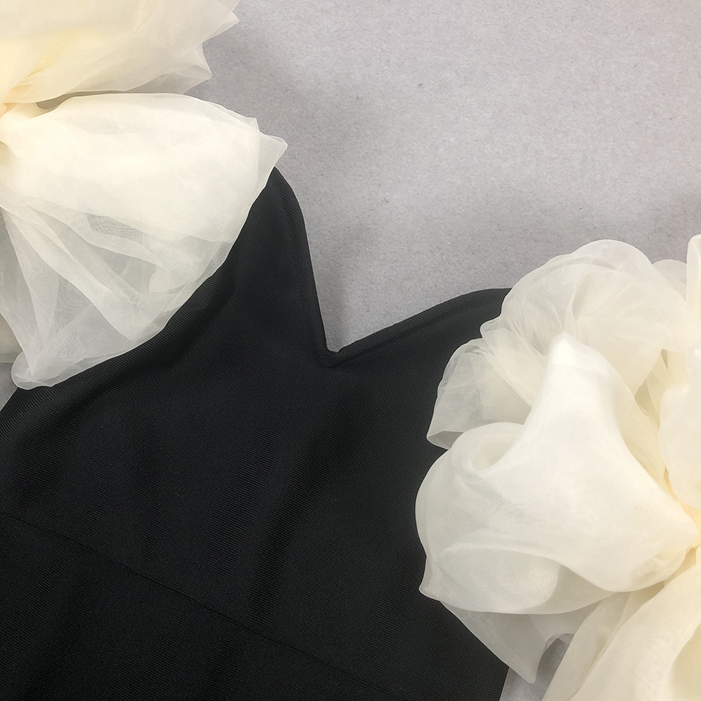 Ladies mopping formal dress splice dress
