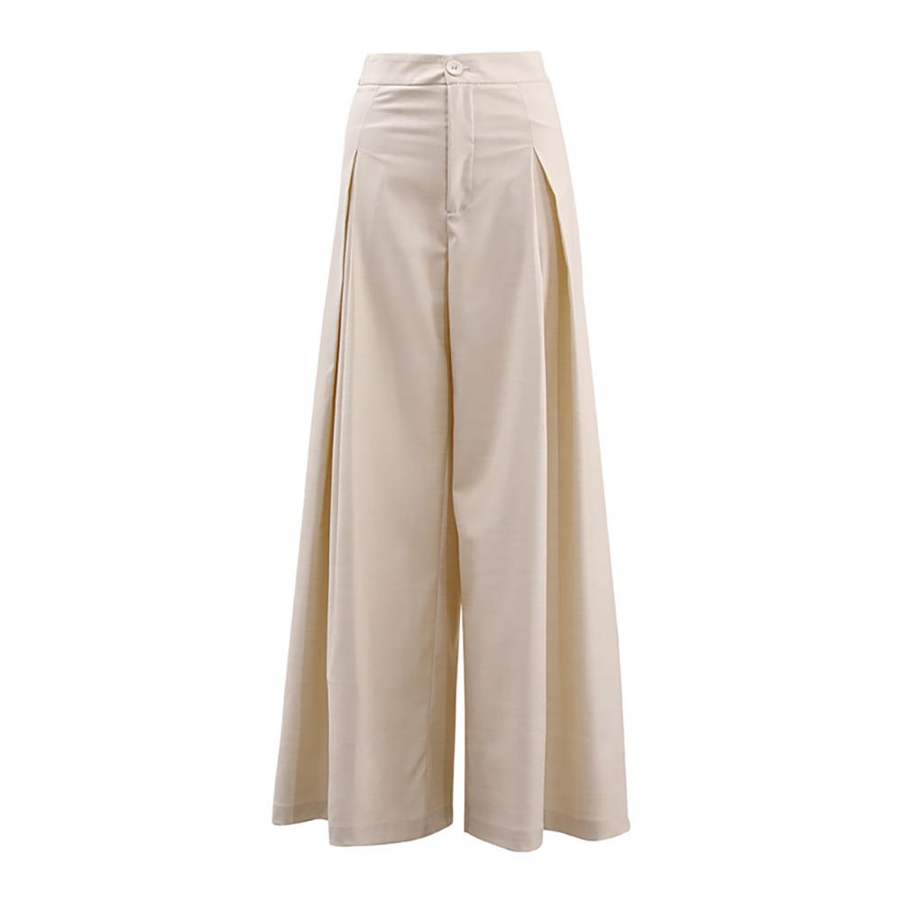 Wide leg business suit culottes 2pcs set