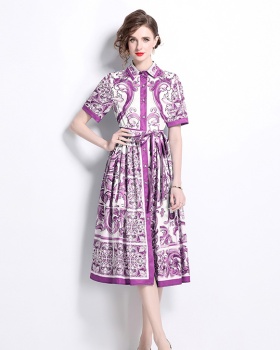 All-match short sleeve dress fashion cardigan