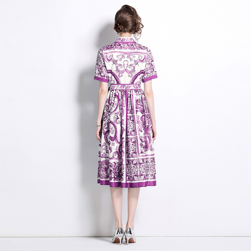 All-match short sleeve dress fashion cardigan