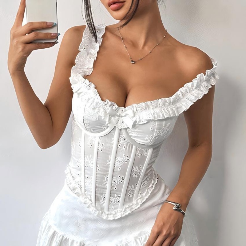 Niche France style tender corset enticement sweet vest
