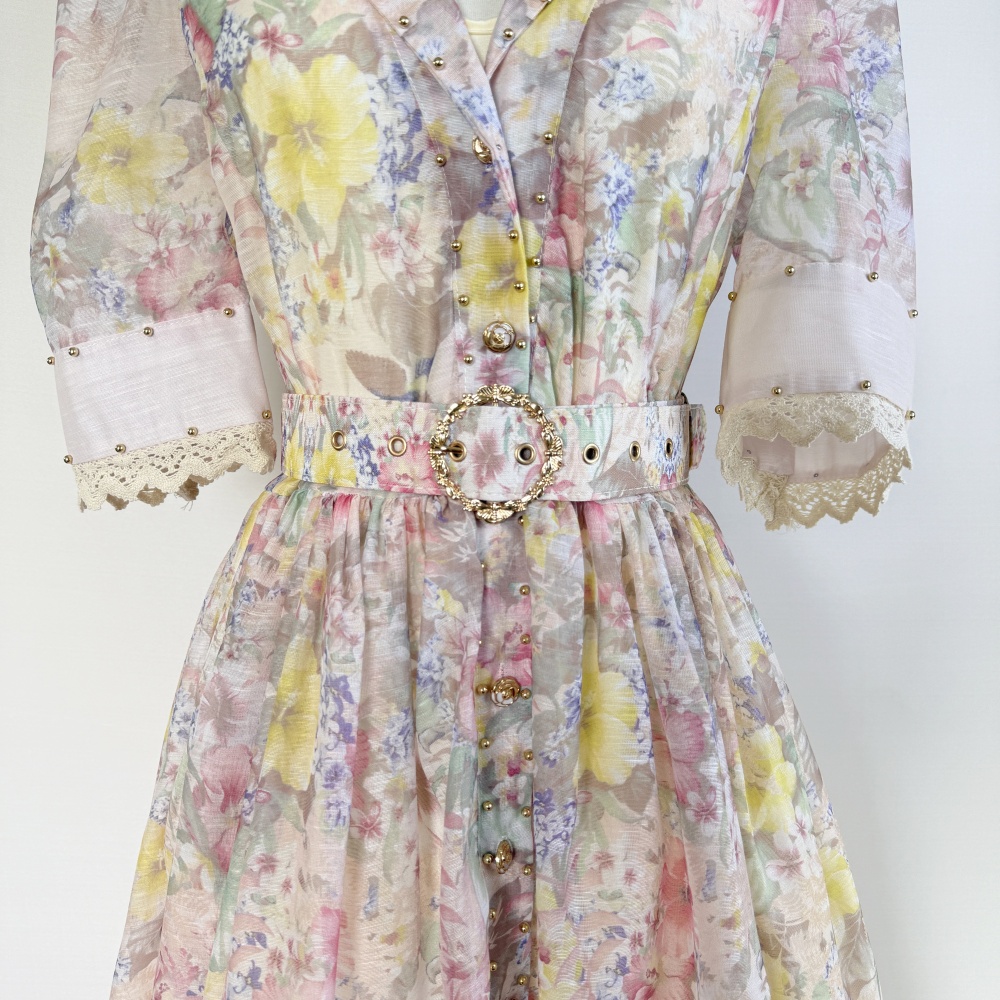 Printing short dress fashion business suit