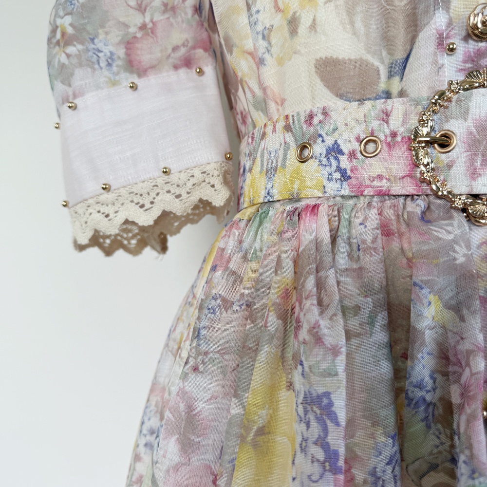 Printing short dress fashion business suit