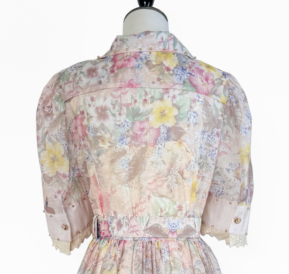 Printing short dress fashion business suit