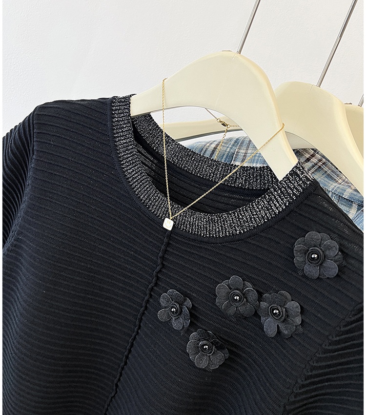 Short sleeve knitted T-shirt colors summer tops