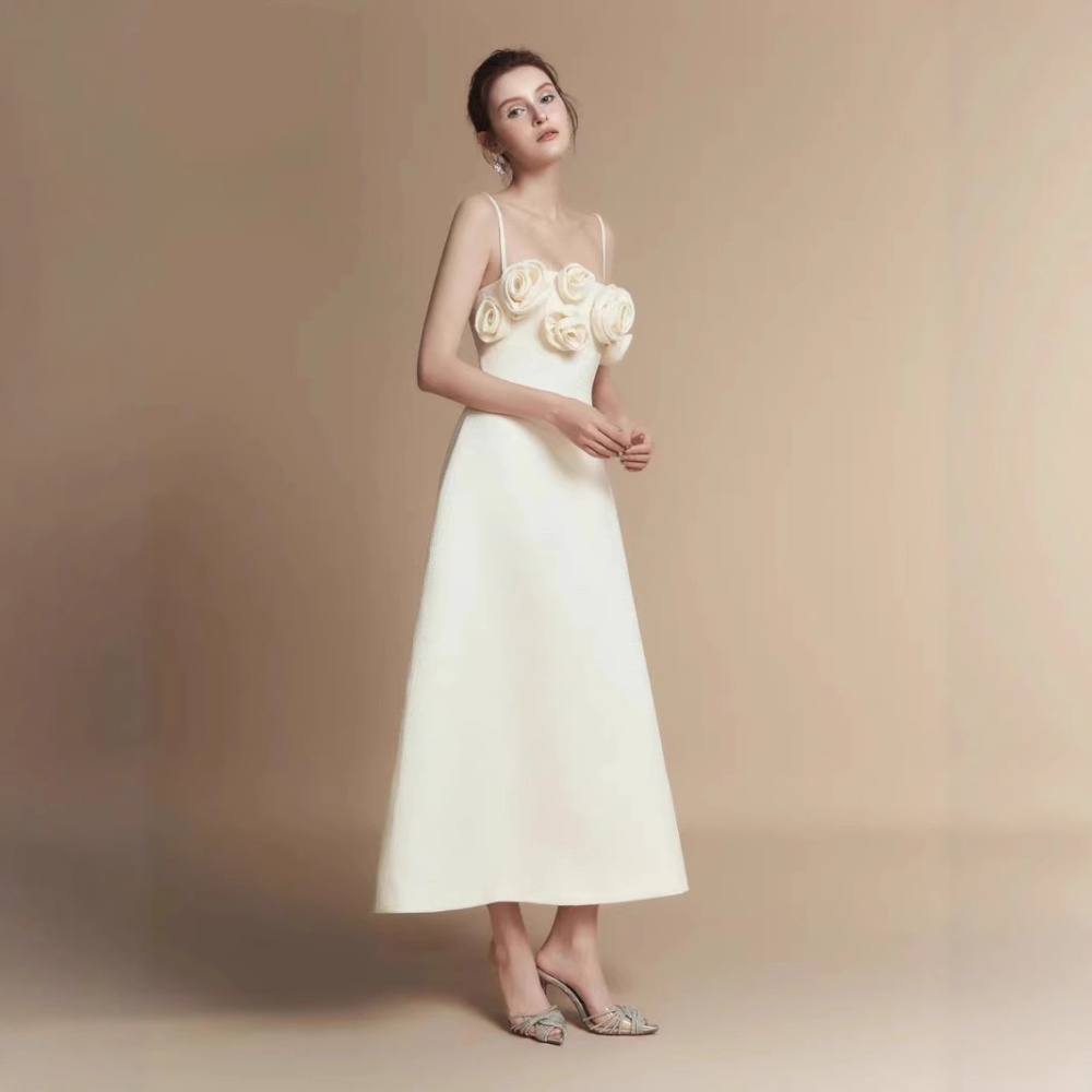 Light luxury sling formal dress niche elegant dress