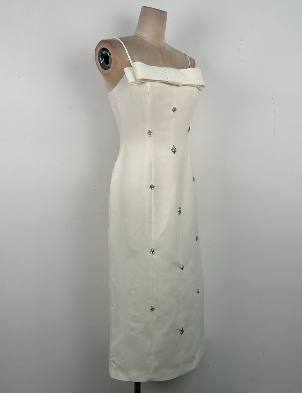 Niche long dress wrapped chest formal dress