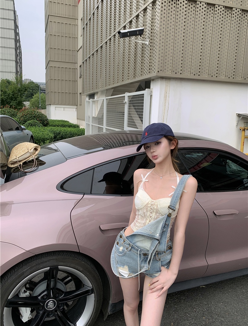 Enticement tops retro halter tops a set for women