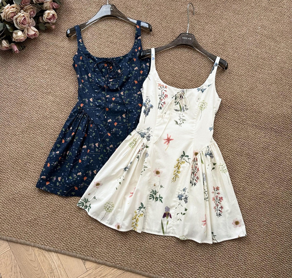 Colors floral slim frenum summer dress for women