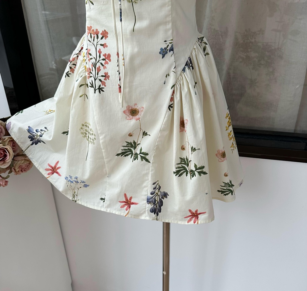 Colors floral slim frenum summer dress for women
