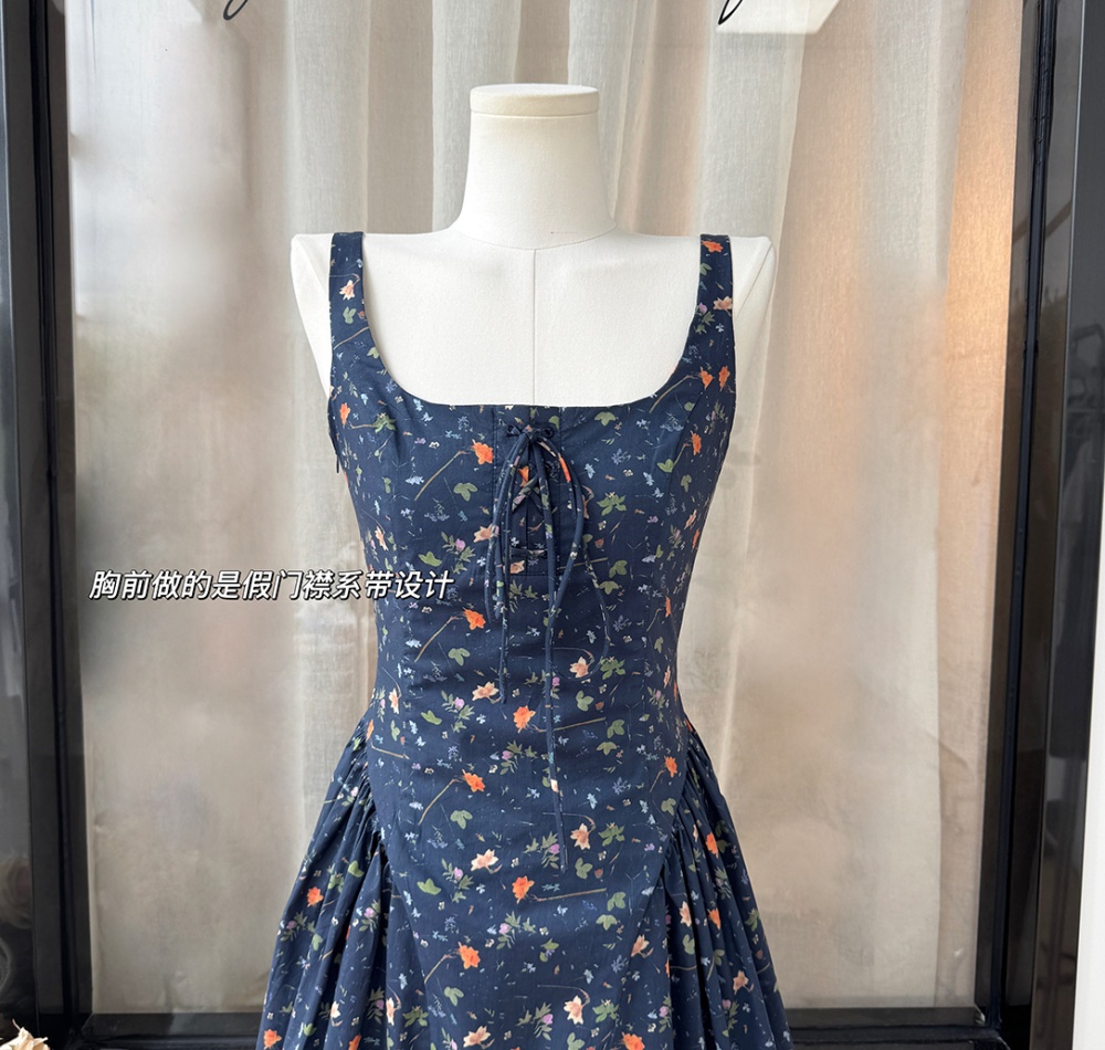Colors floral slim frenum summer dress for women