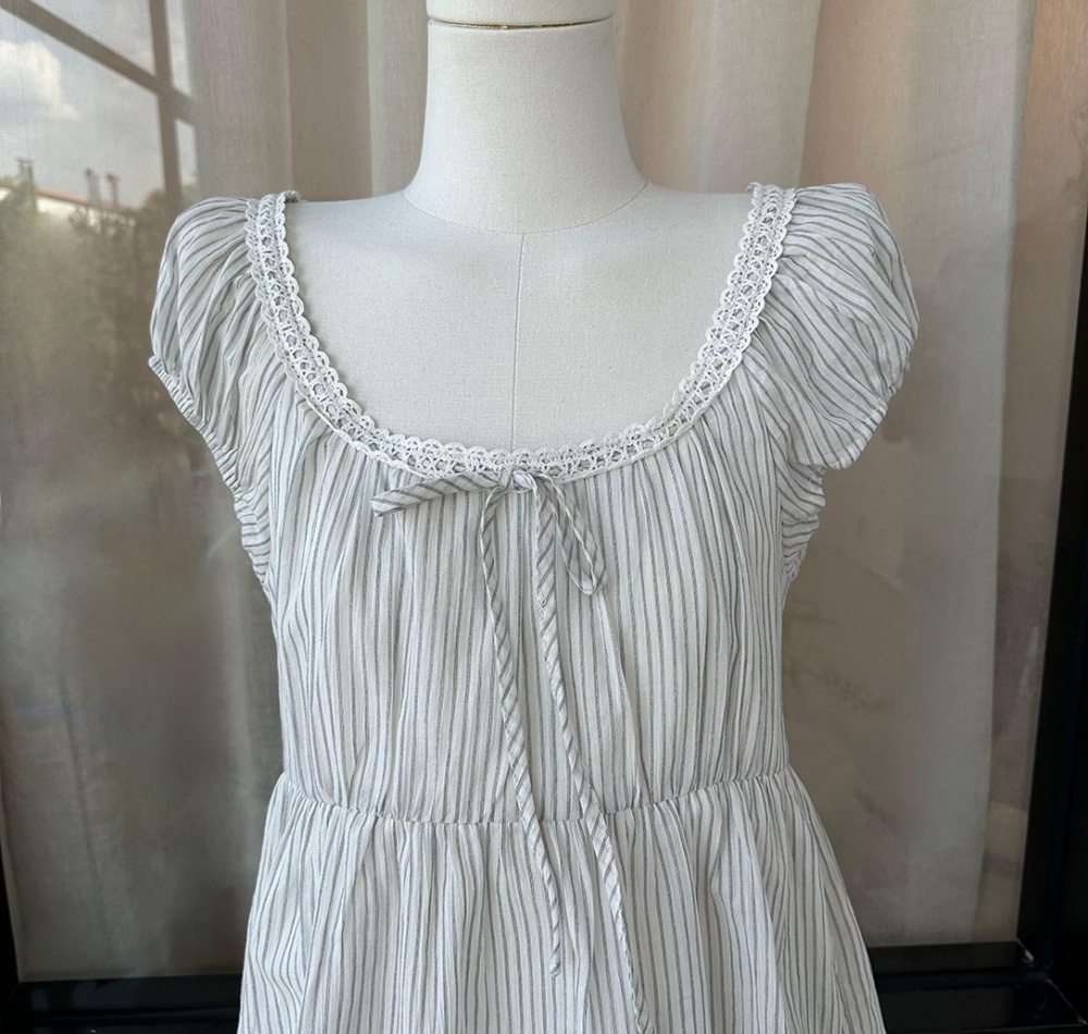 Small lantern sleeve small shirt romantic doll shirt