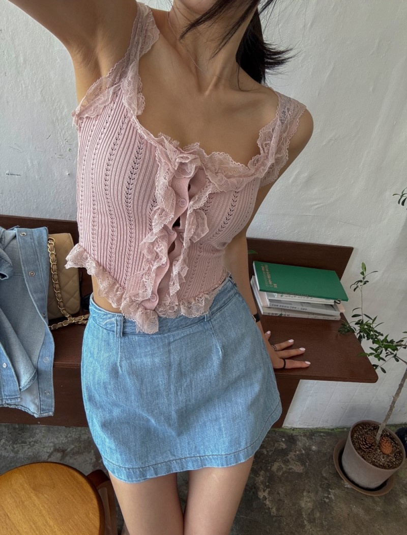 All-match Korean style sweater Western style vest