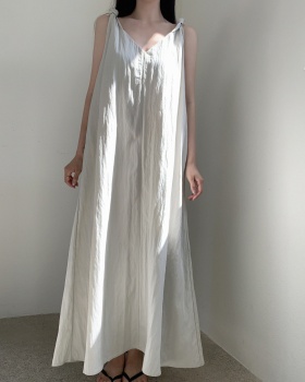 Korean style temperament vest sleeveless all-match dress