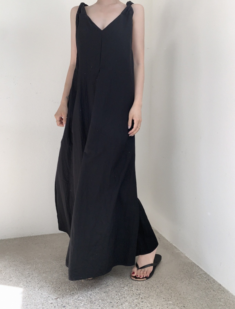 Korean style temperament vest sleeveless all-match dress