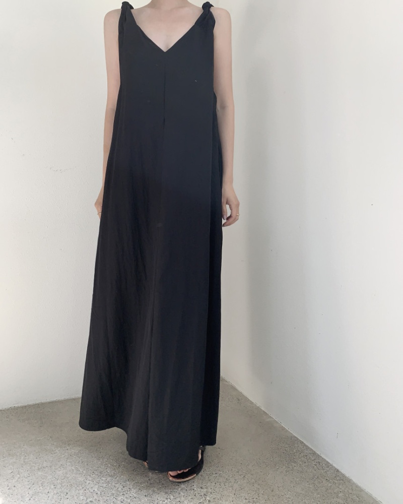 Korean style temperament vest sleeveless all-match dress