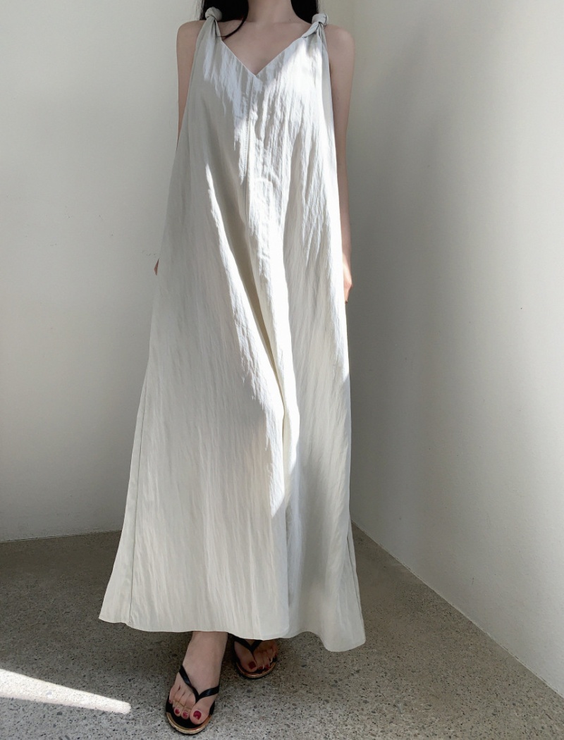 Korean style temperament vest sleeveless all-match dress