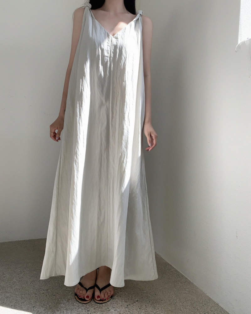 Korean style temperament vest sleeveless all-match dress