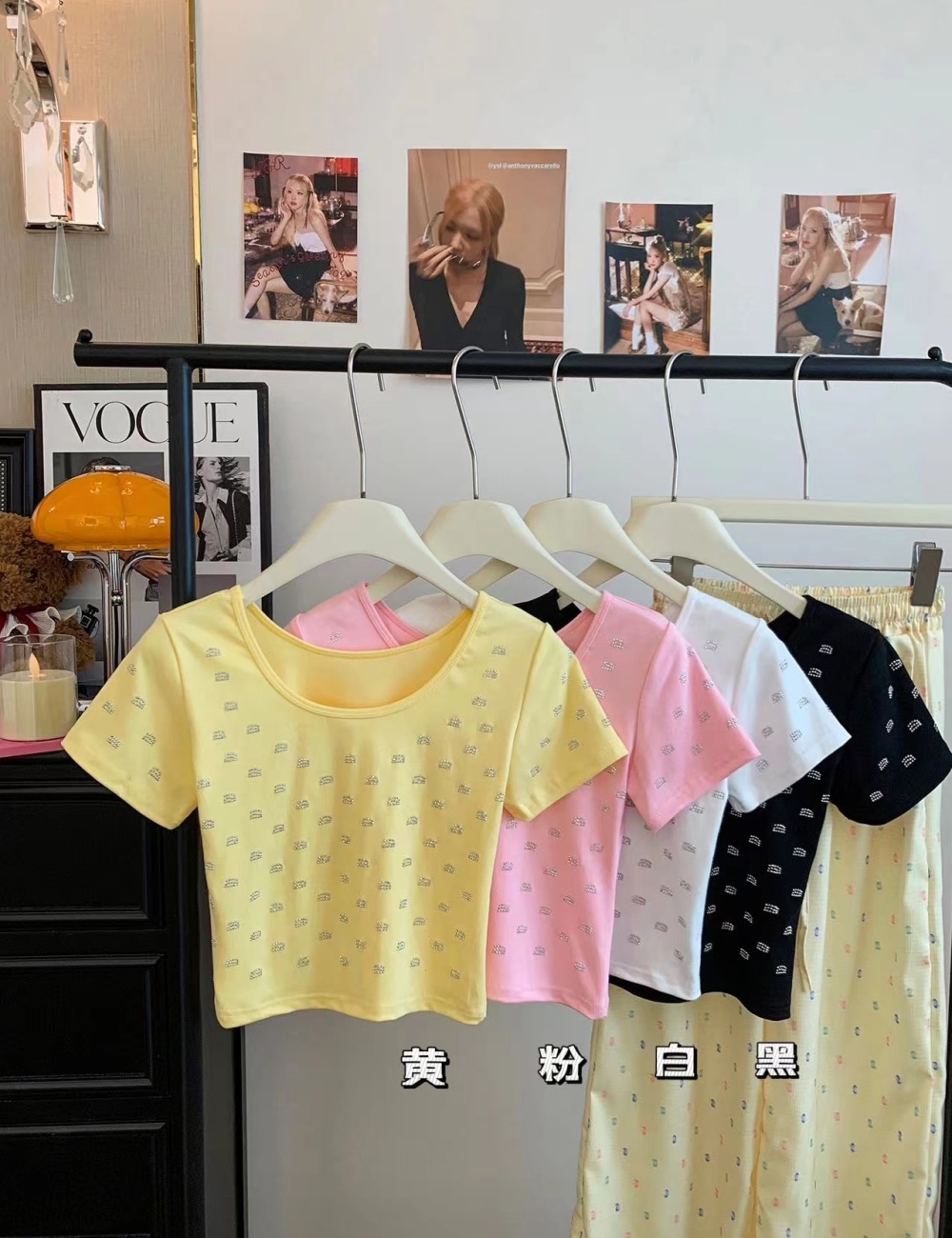 Enticement bottoming shirt summer T-shirt for women