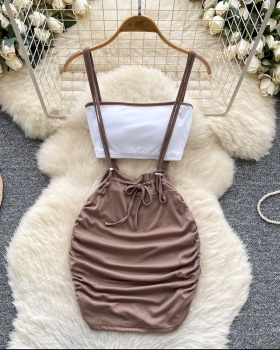 Enticement vest short skirt a set for women
