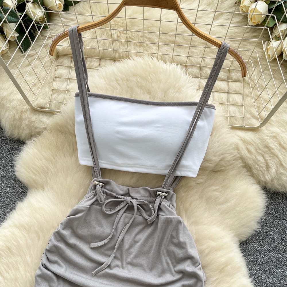 Enticement vest short skirt a set for women
