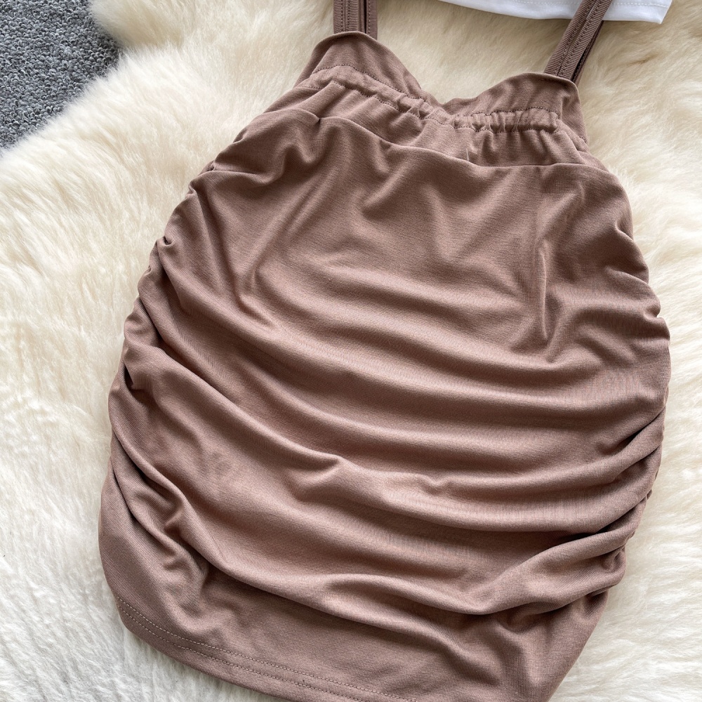 Enticement vest short skirt a set for women