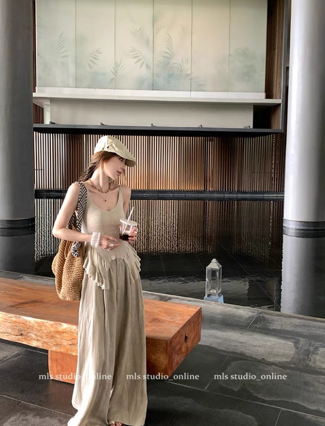 Irregular tassels sling summer tender vest for women