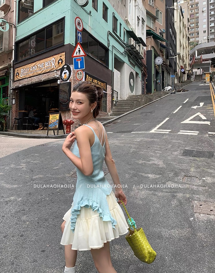 Irregular tassels sling summer tender vest for women