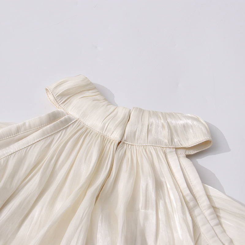Temperament frenum tops loose chiffon shirt for women