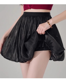 Summer high waist bud skirt bubble skirt for women