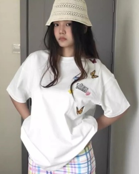 Cotton large yard sweet short sleeve T-shirt