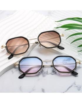 Sunscreen windproof couples metal Sunglasses