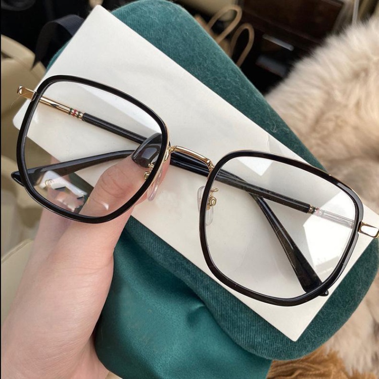 Myopia retro glasses plain glass glasses frame for women