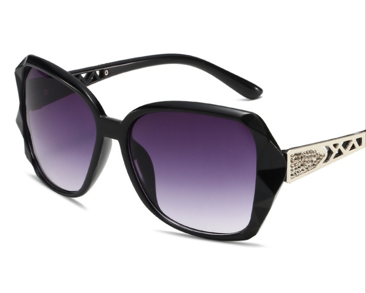 Big frame retro European style fashion Sunglasses for women