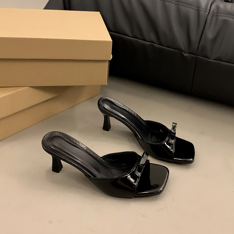 High-heeled cozy sandals fine-root wears outside shoes