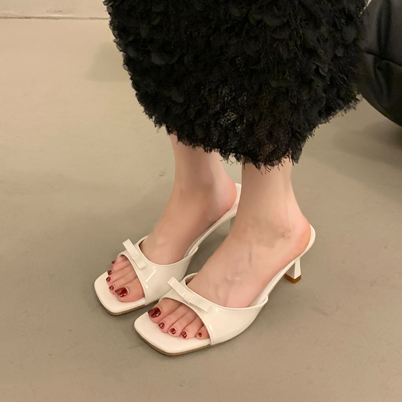 High-heeled cozy sandals fine-root wears outside shoes