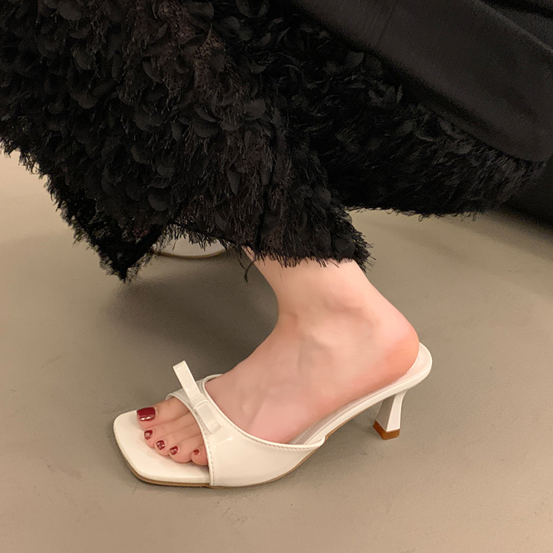 High-heeled cozy sandals fine-root wears outside shoes