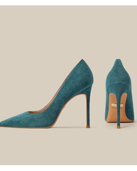 Sexy fine-root high-heeled shoes pointed shoes for women