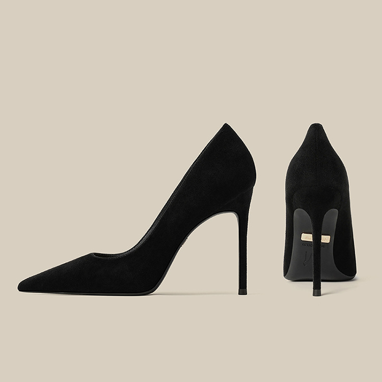 Sexy fine-root high-heeled shoes pointed shoes for women