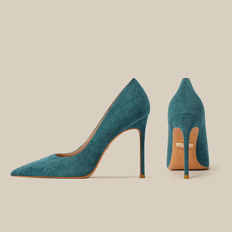 Sexy fine-root high-heeled shoes pointed shoes for women