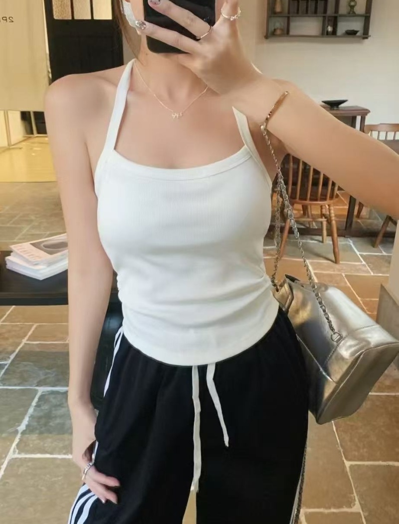Wears outside beauty back small sling halter Bra for women