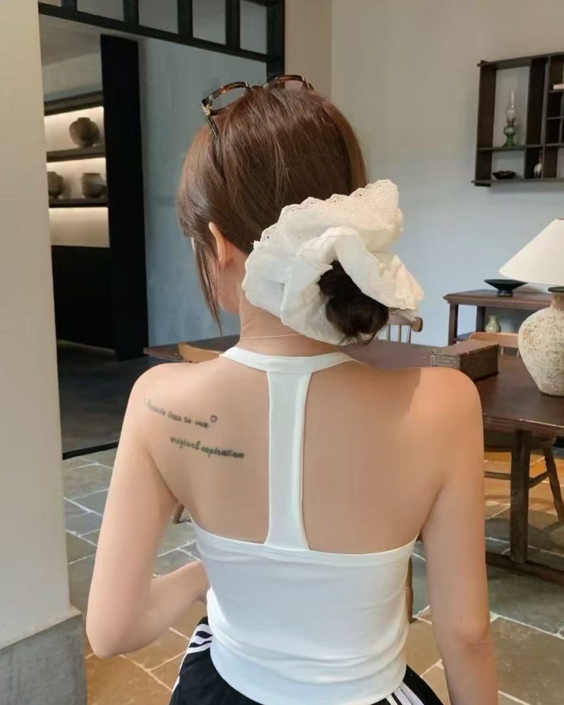 Wears outside beauty back small sling halter Bra for women